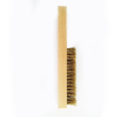 China Wooden Handle Cleaning Copper Brass Wire Scratch Brush Manufacturer  and Supplier