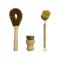 Natural Beech Wood Household Cleaning Brushes 23.5cm Palm Bowl For Kitchen